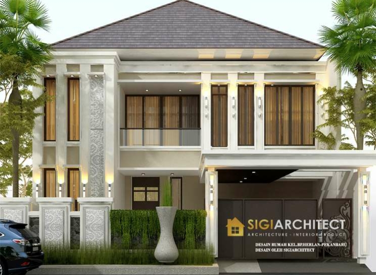 Model Rumah Bali Modern Tingkat 2 Lantai, Type 600