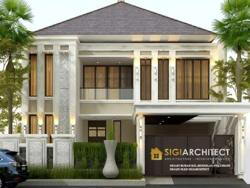 Model Rumah Bali Modern Tingkat 2 Lantai, Type 600