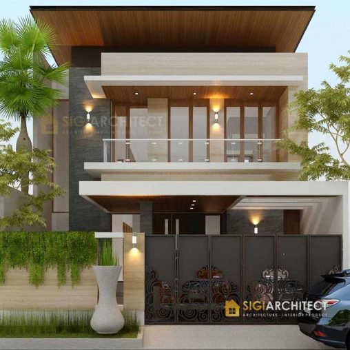 Desain Rumah Minimalis Modern 2 Lantai  Type 350