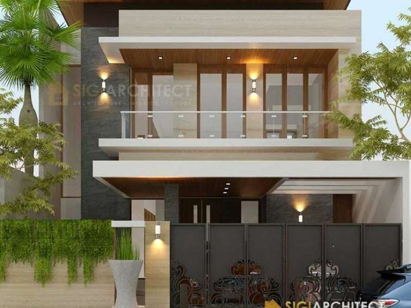 Desain Rumah Minimalis Modern 2 Lantai  Type 350