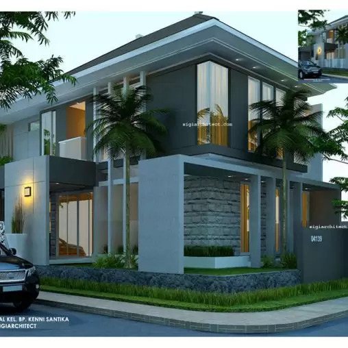 jasa arsitek desain rumah minimalis 2 lantai sigiarchitect