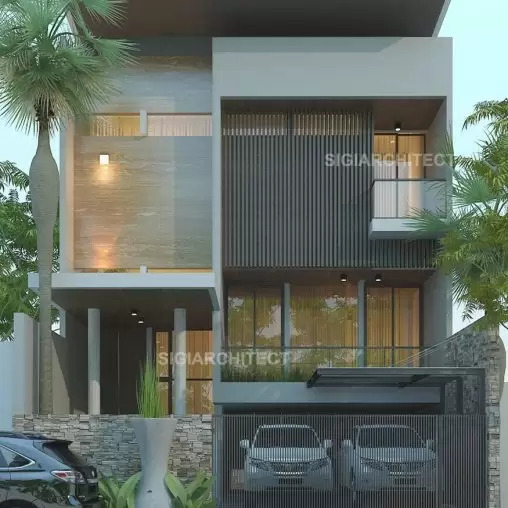 jasa arsitek desain rumah minimalis 3 lantai sigiarchitect