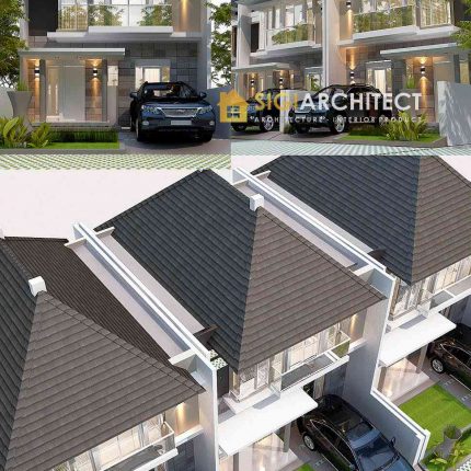 Rumah Kavling Tipe 90 – 100 Desain Perumahan 2 Lantai Minimalis Tropis