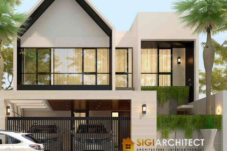 Rumah Minimalis Modern 300 M2, Private House 2 Lantai