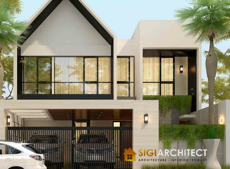 Rumah Minimalis Modern 300 M2, Private House 2 Lantai