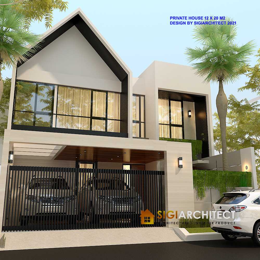 Fasad Rumah Minimalis Modern 2 lantai