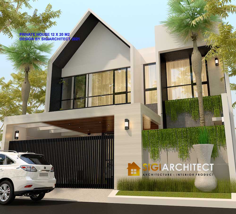 Fasad Rumah Minimalis Modern 300 m2