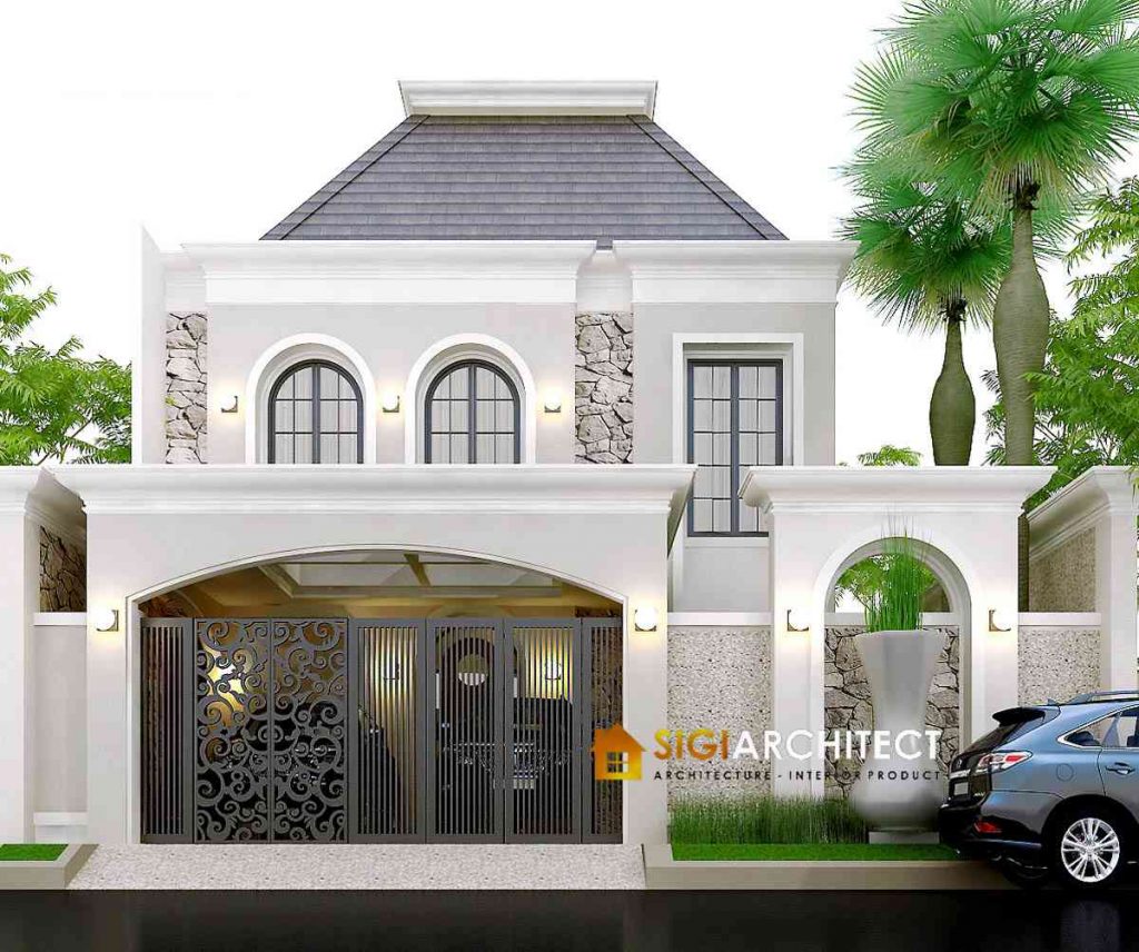 desain rumah mewah klasik mediteran