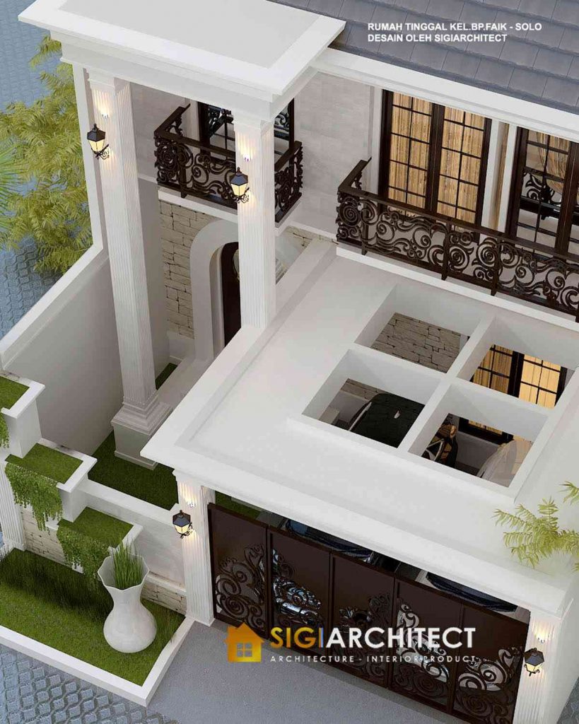 Model Rumah Mewah Klasik 2 Lantai Tipe 200 250 M2 4 Bedroom