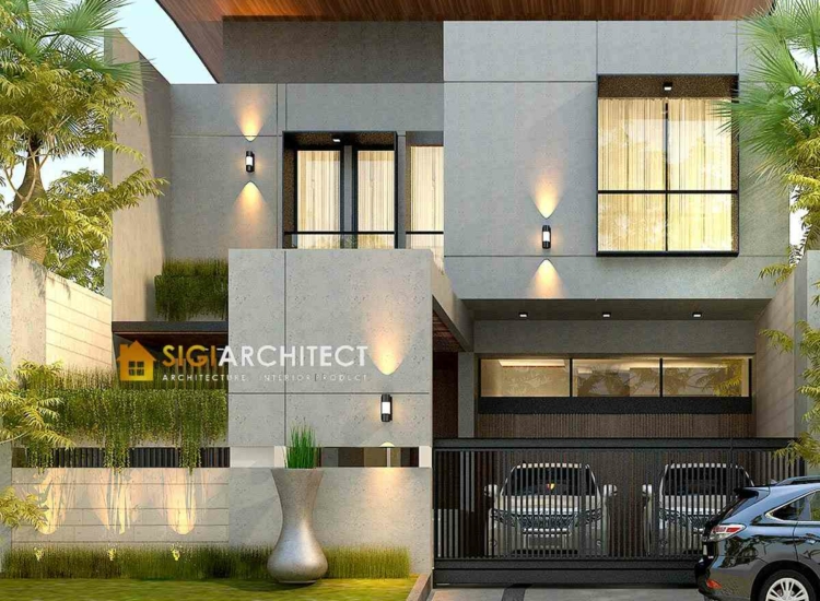 Modern House Design Rumah Minimalis Tipe 500 – 600 M2