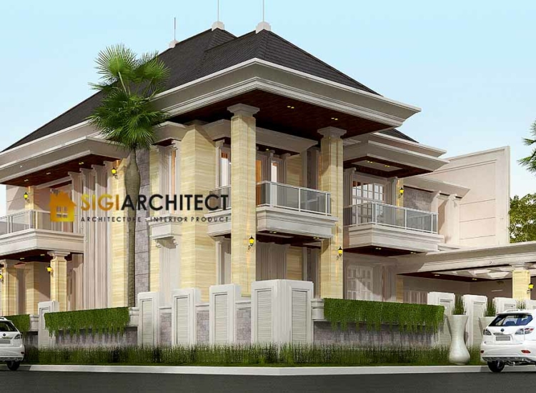 Rumah Hook Klasik Modern 2 Lantai Type 500 M2