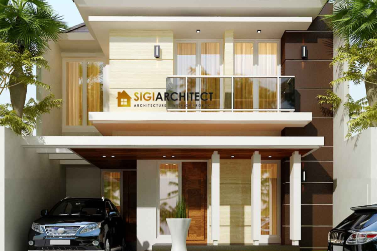 Rumah 2 Lantai 120 – 150 M2 Desain Mewah Modern Minimalis 4 Kamar Tidur