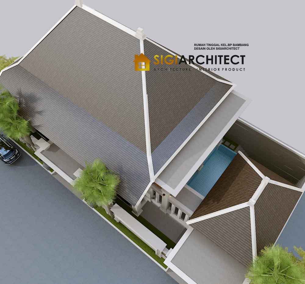 DESAIN RUMAH JOGLO ADAT model atap