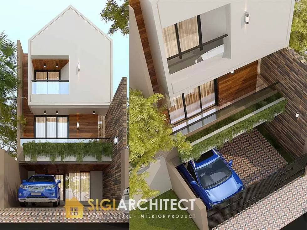 jasa arsitek denpasar desain rumah tropis modern