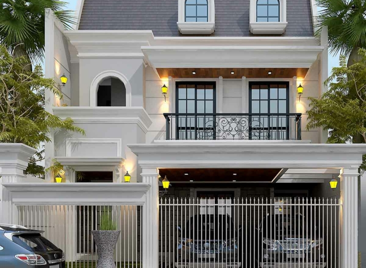 Rumah American Classic 2 Lantai LB 250-300 M2