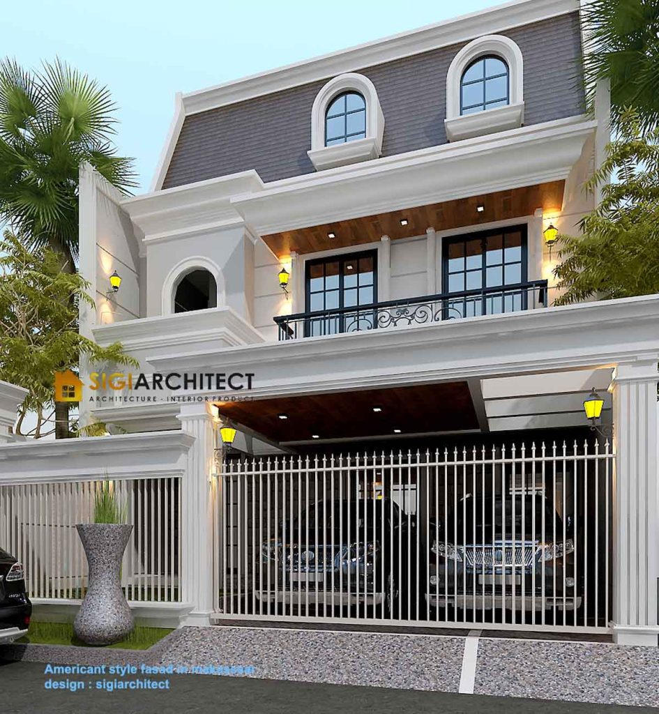 RUMAH AMERICAN CLASSIC 250 300 M2