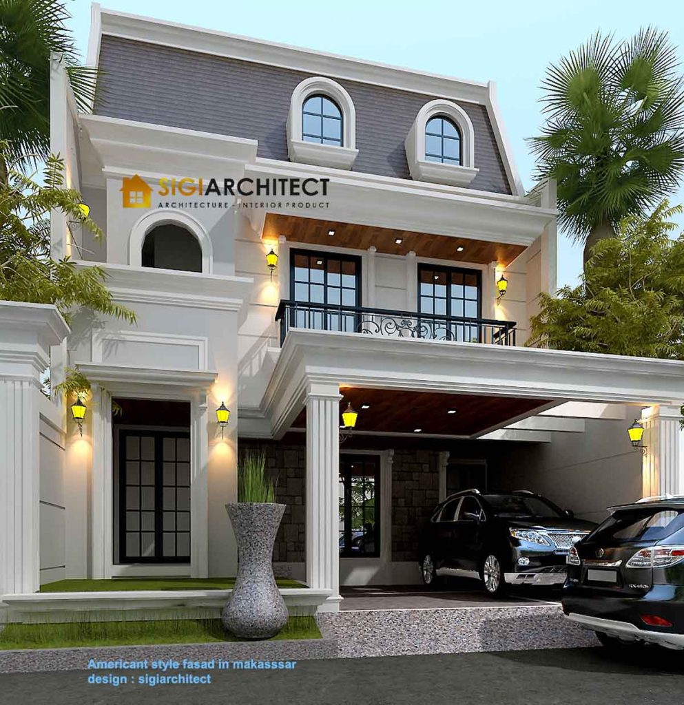 RUMAH AMERICAN CLASSIC MODERN