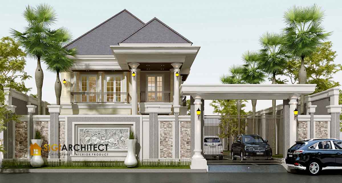 EUROPEAN CLASSIC HOUSE DESIGN FACADE