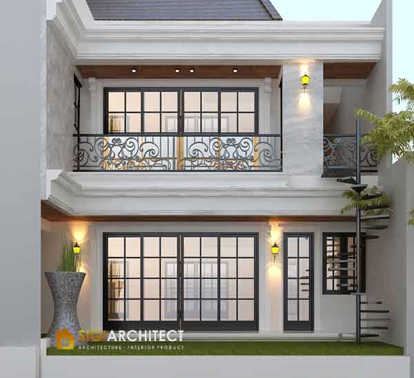 rumah hook american desain classic modern