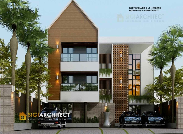 DESAIN KOS TOILET DALAM 3 LANTAI EKSKLUSIF DI KAMPUS