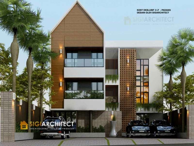 DESAIN KOS TOILET DALAM 3 LANTAI EKSKLUSIF DI KAMPUS