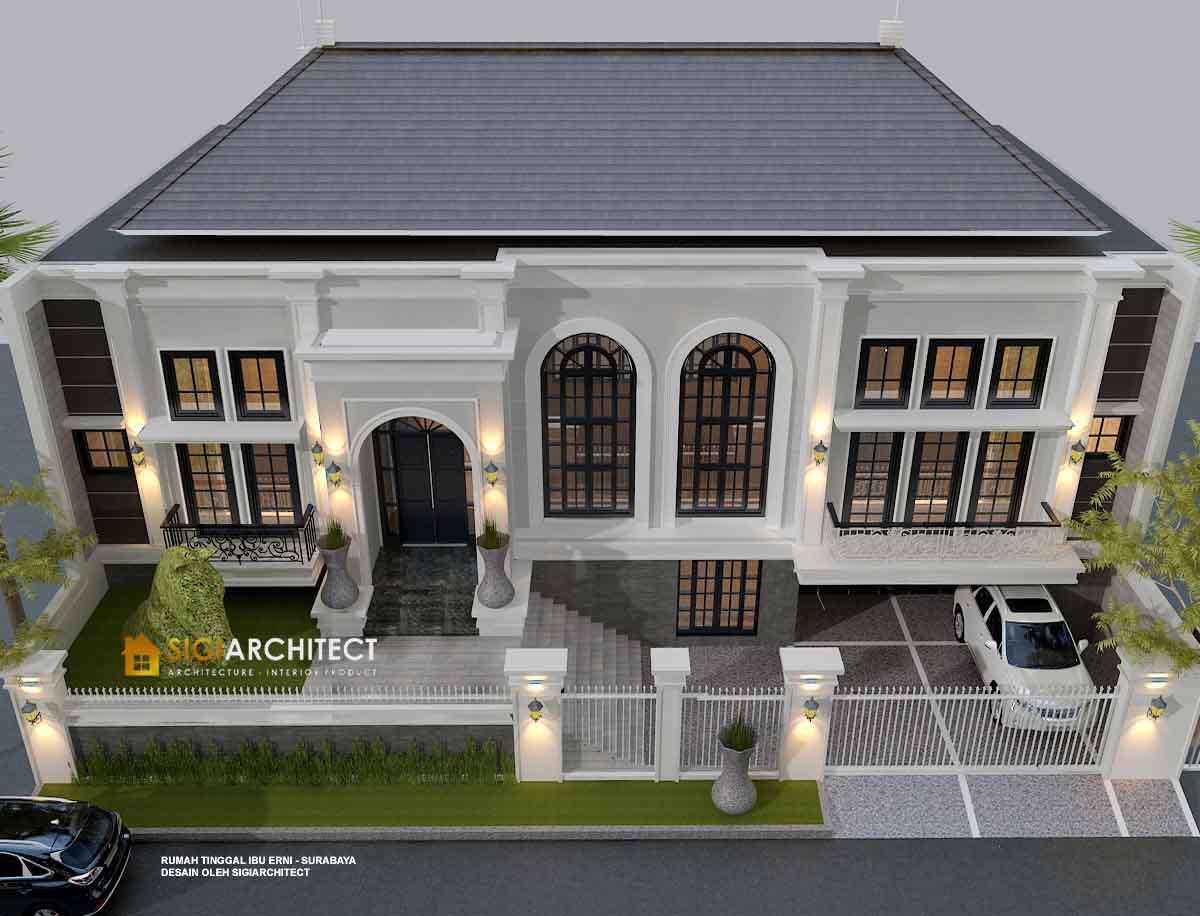 Rumah klasik americant modern SPLIT LEVEL