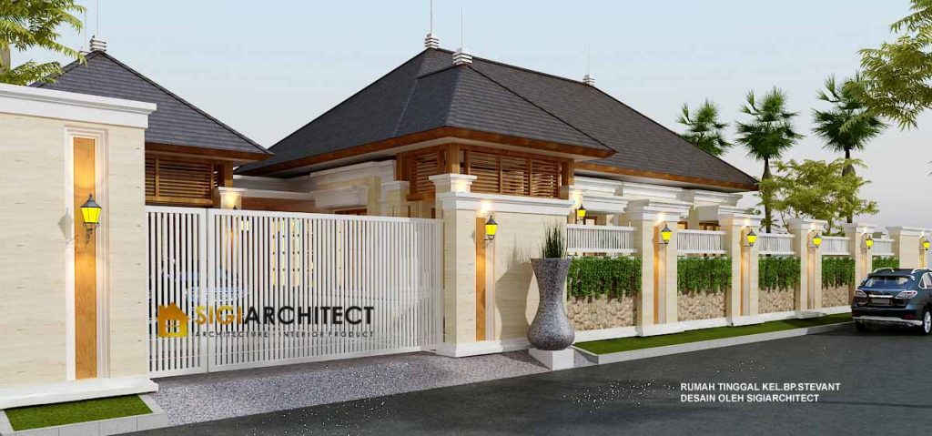 model rumah joglo 1 lantai atap perisai