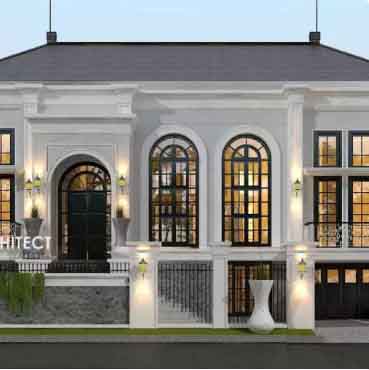 jasa arsitek desain rumah classic depok jawa barat