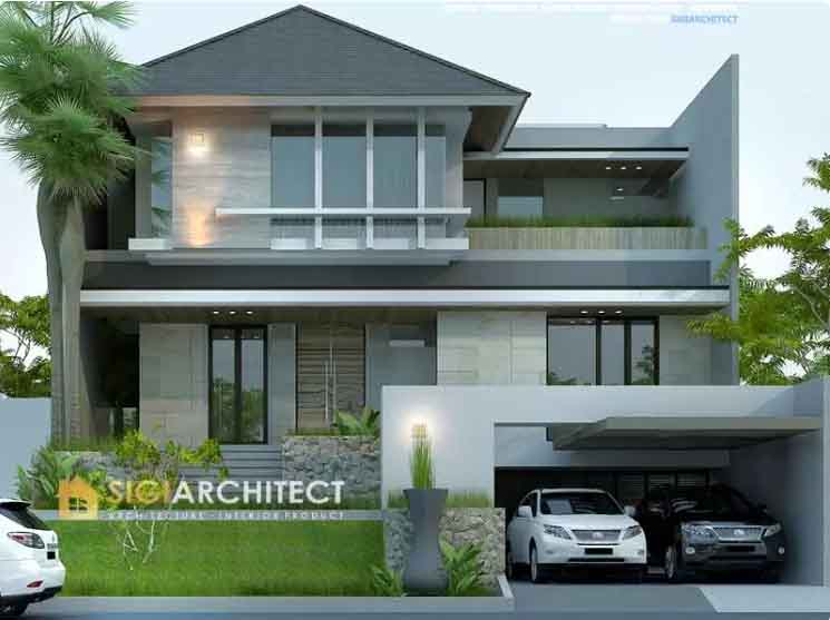 jasa arsitek desain rumah tropis modern sigiarchitect