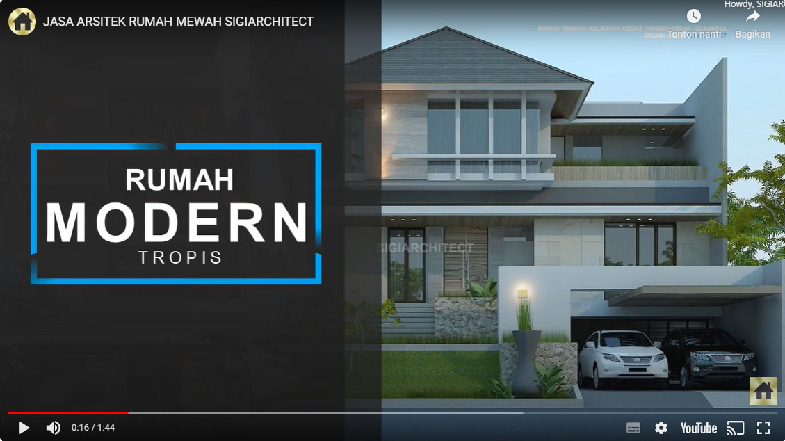 model fasad desain rumah mewah modern