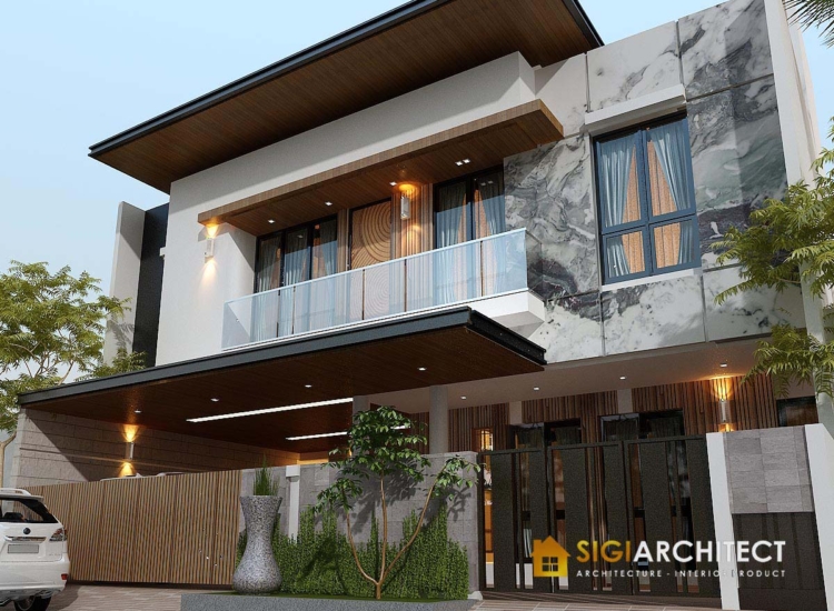 Desain Kos 2 Lantai Minimalis Modern 30 Kamar