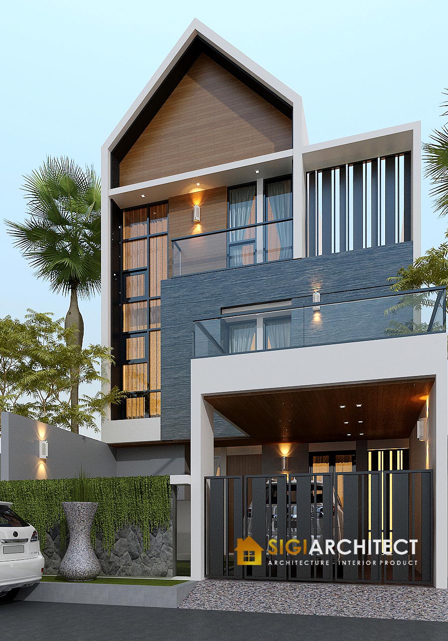 rumah minimalis modern 3 lantai 2024