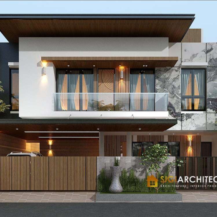 Desain Kos 2 Lantai Minimalis Modern 30 Kamar