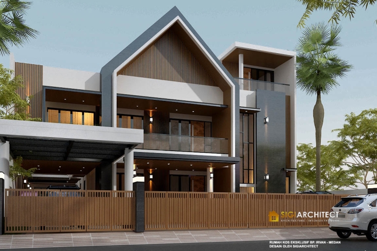 Model Kos 2 Lantai Eksklusif Desain Arsitek Minimalis