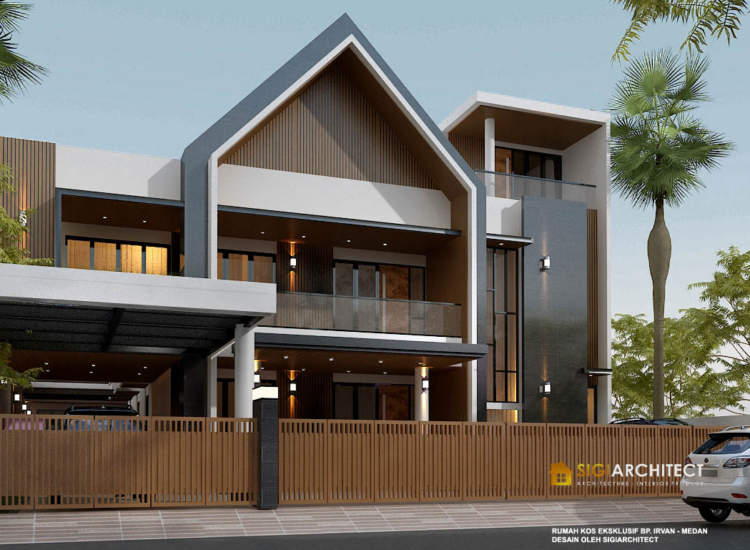 Model Kos 2 Lantai Eksklusif Desain Arsitek Minimalis