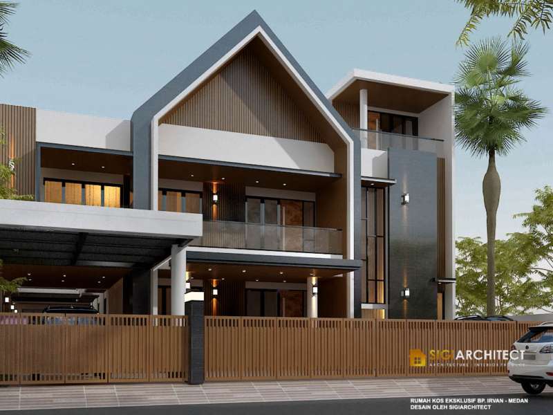 Model Kos 2 Lantai Eksklusif Desain Arsitek Minimalis