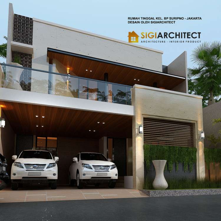 Rumah Mewah & Rooftop Minimalis 2 Lantai 350 M2
