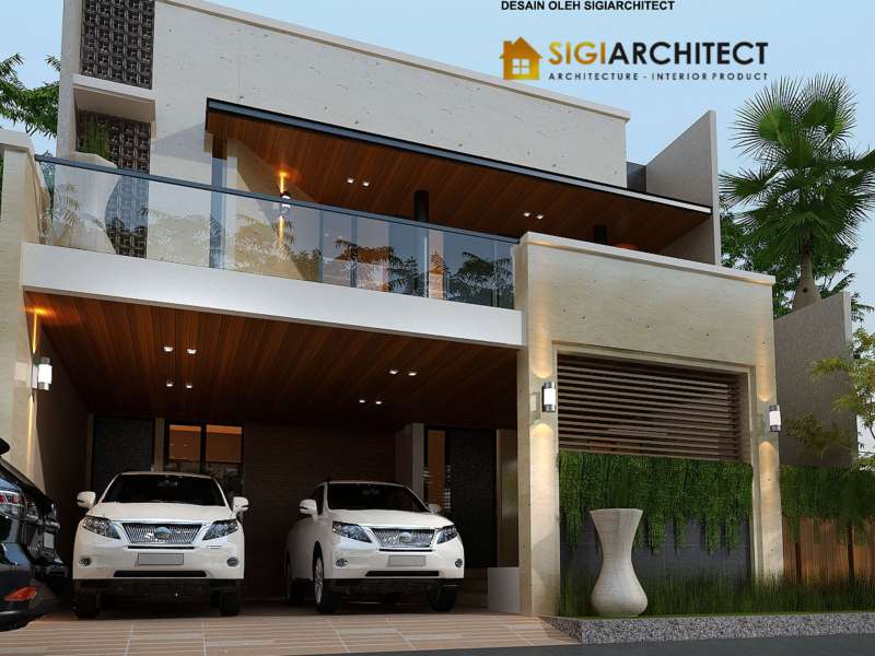 Rumah Mewah & Rooftop Minimalis 2 Lantai 350 M2