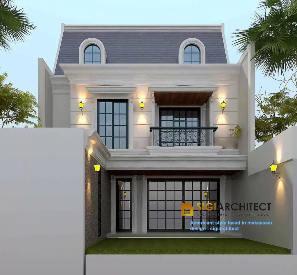 Model Rumah American Klasik Bp Wardie 1