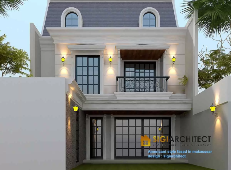 Desain Rumah Klasik American Modern @2025