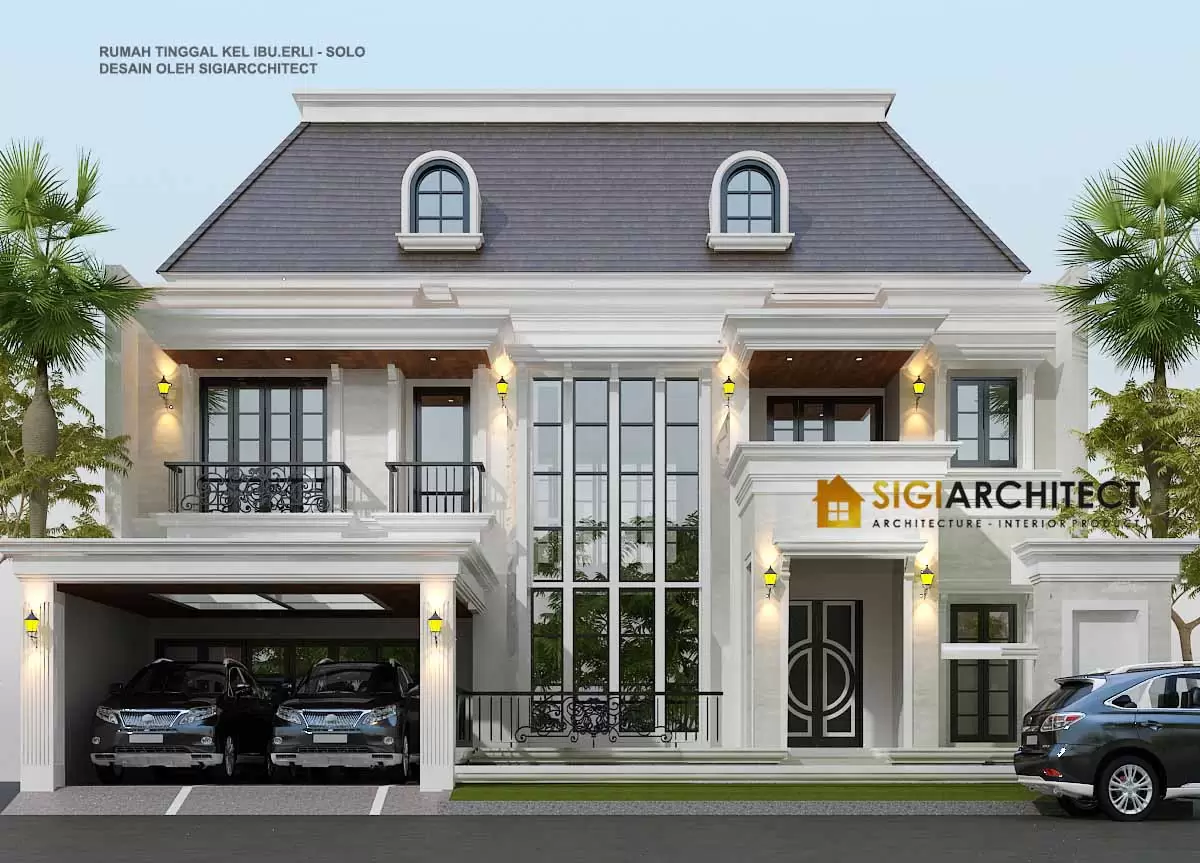 Model Rumah American Klasik Ibu Erli 2