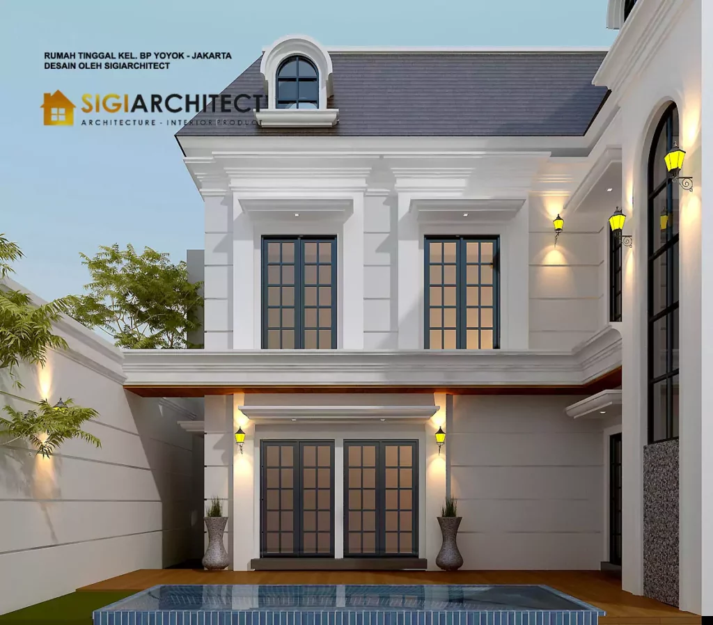Model rumah klasik american Bp Yoyok 2