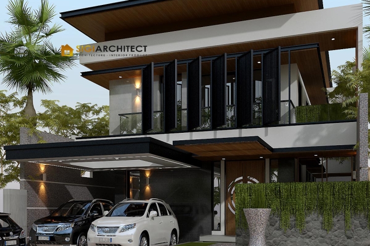 Rumah Minimalis 2 Lantai Luas 300 m² di Lahan 9×20 m: Desain Fungsional dan Estetis