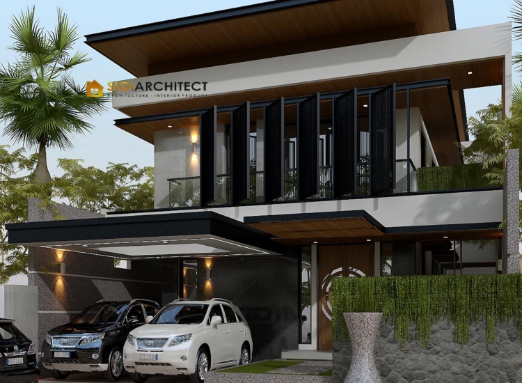 Rumah Minimalis 2 Lantai Luas 300 m² di Lahan 9×20 m: Desain Fungsional dan Estetis