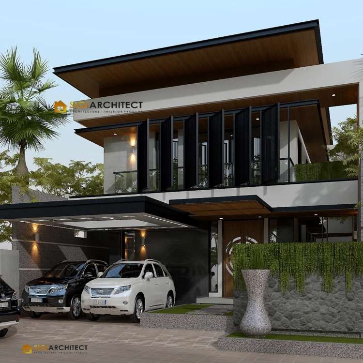 Rumah Minimalis 2 Lantai Luas 300 m² di Lahan 9×20 m: Desain Fungsional dan Estetis