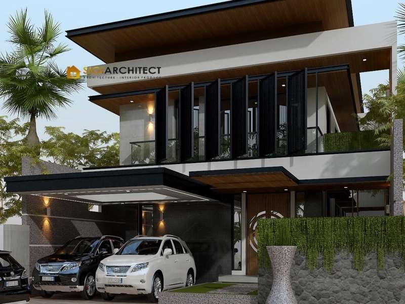 Rumah Minimalis 2 Lantai Luas 300 m² di Lahan 9×20 m: Desain Fungsional dan Estetis