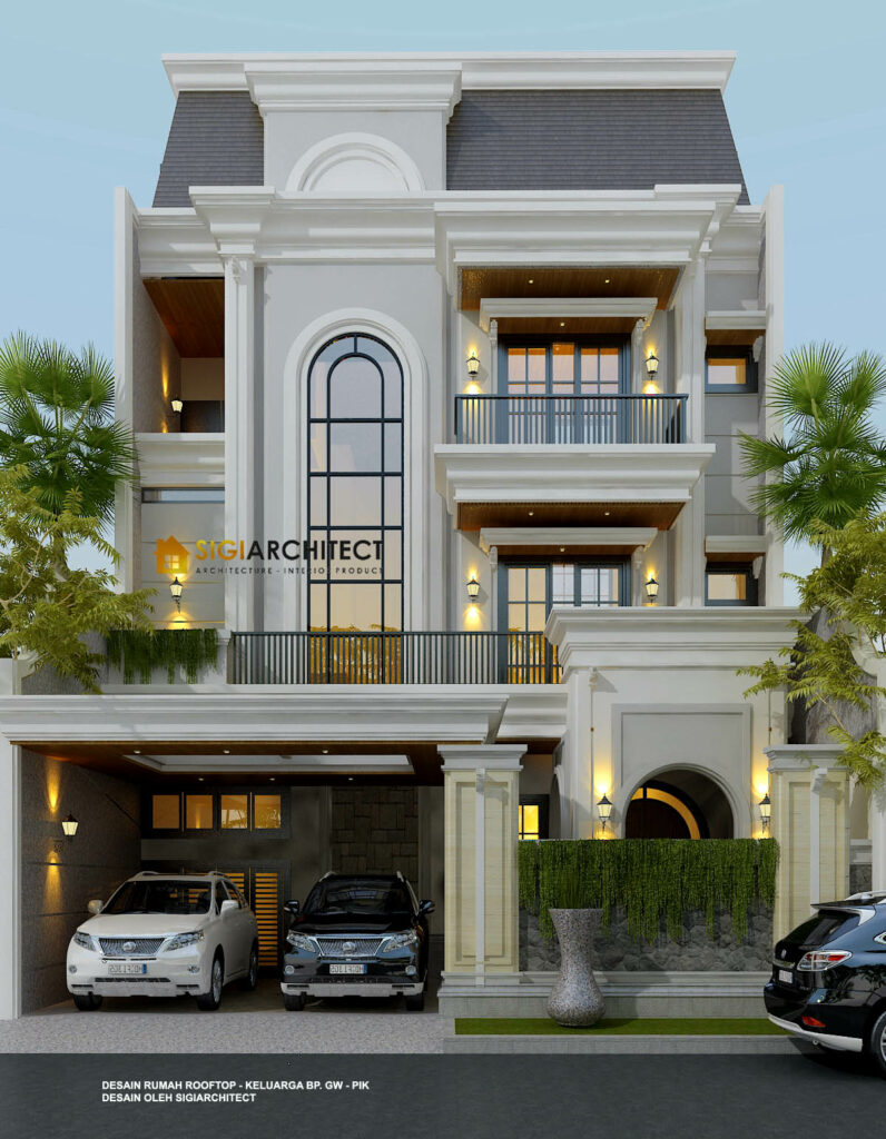 RUMAH CLASSIC AMERICAN 3 LANTAI