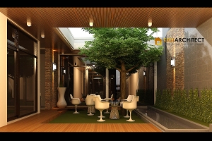 Desain Vila 1 Lantai 120 M2, 3 Kamar