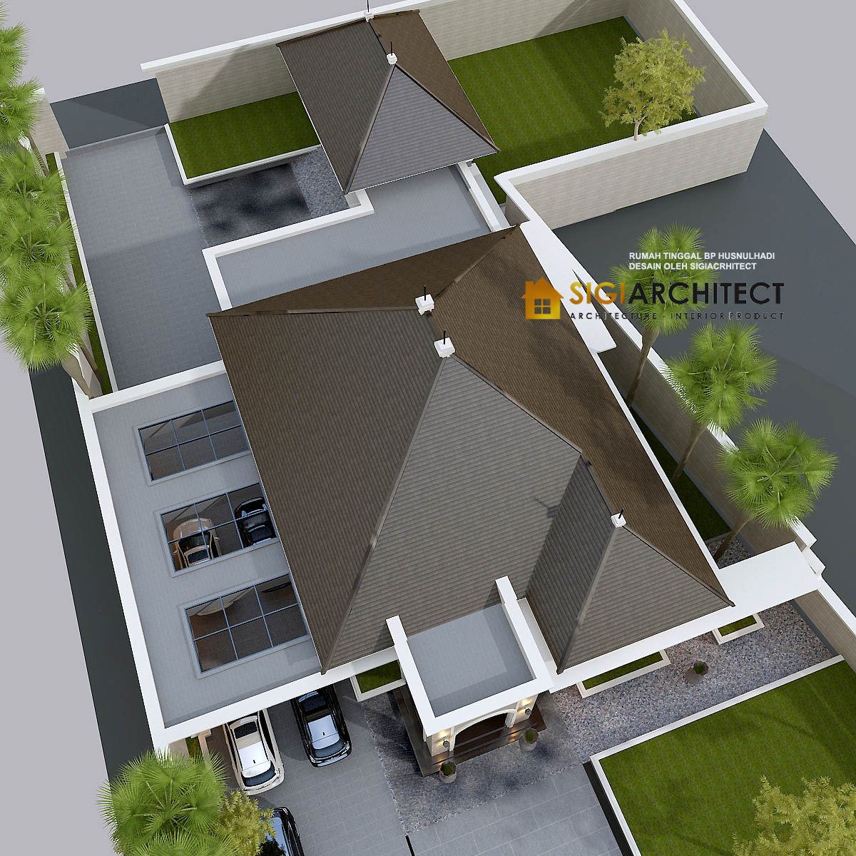 DESAIN RUMAH KLASIK MODERN 500 M2