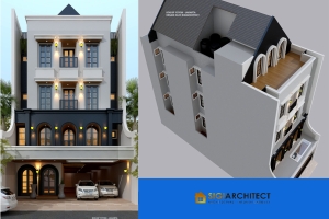 Jasa Arsitek Profesional Desain Rumah Kos & Lift 4 Lantai 2026